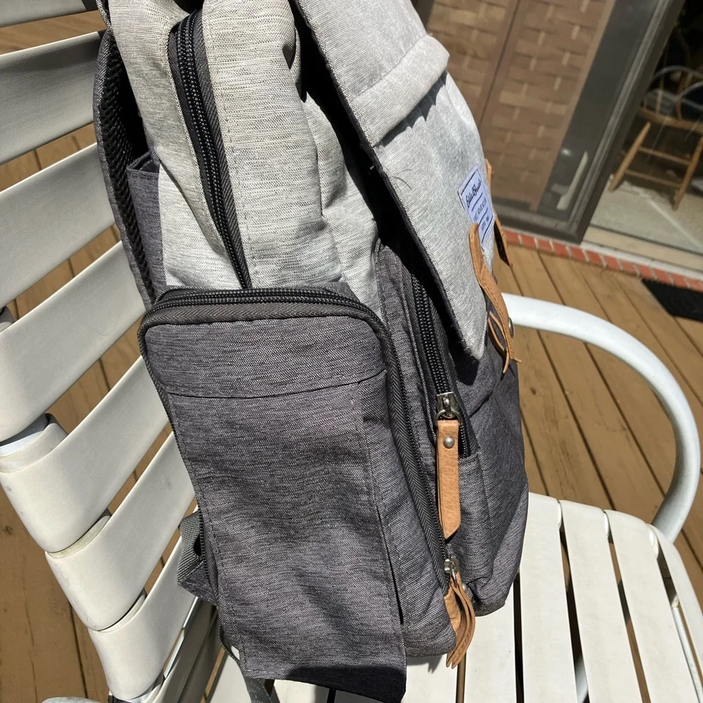 Eddie Bauer Cascade Backpack Diaper Bag. First Adventure.Stroller/shlder straps.